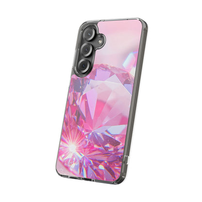 Clear Phone Case – Pink Ice