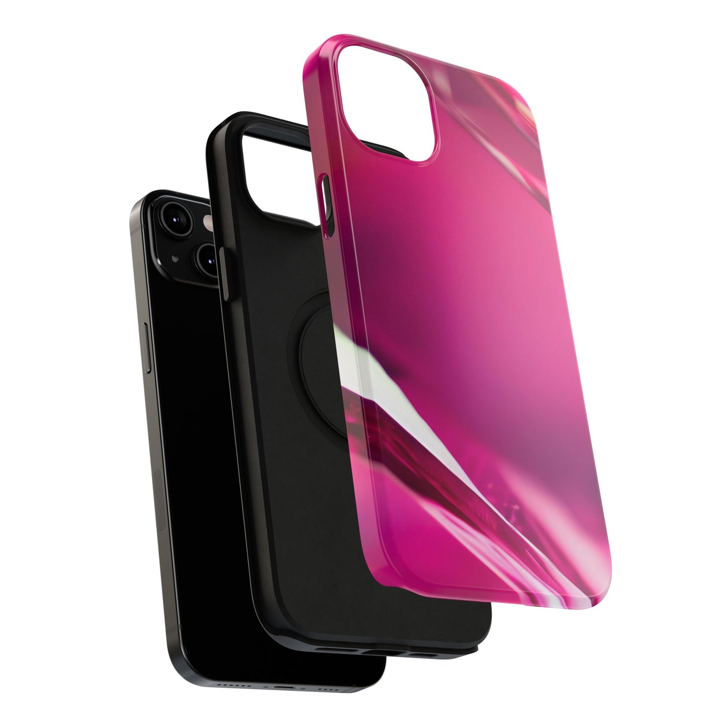 Impact-Resistant Phone Case – Magenta Motion