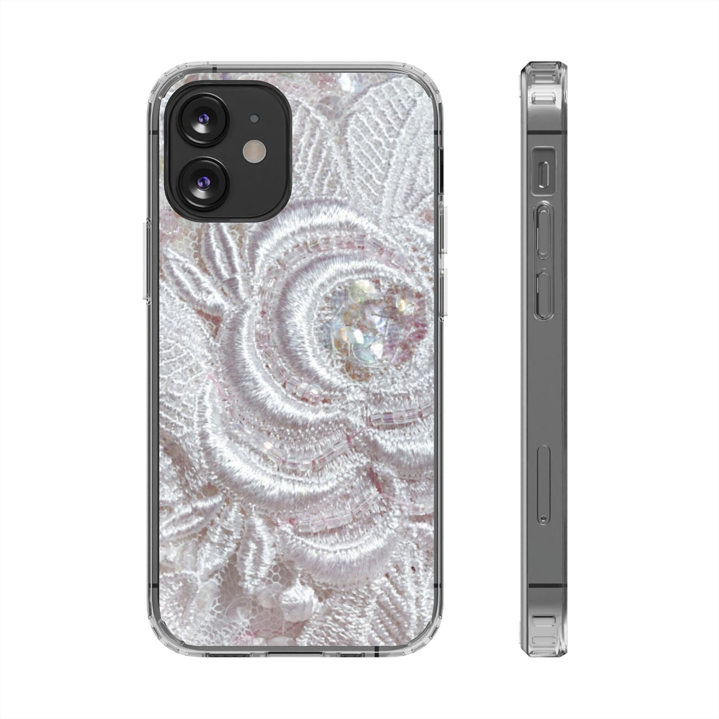 Clear Phone Case – Lace Veil