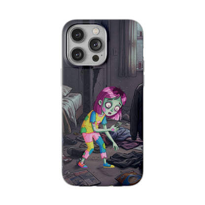 Zombie Girl Phone Case — Cute Creepy Cartoon Phone Cover