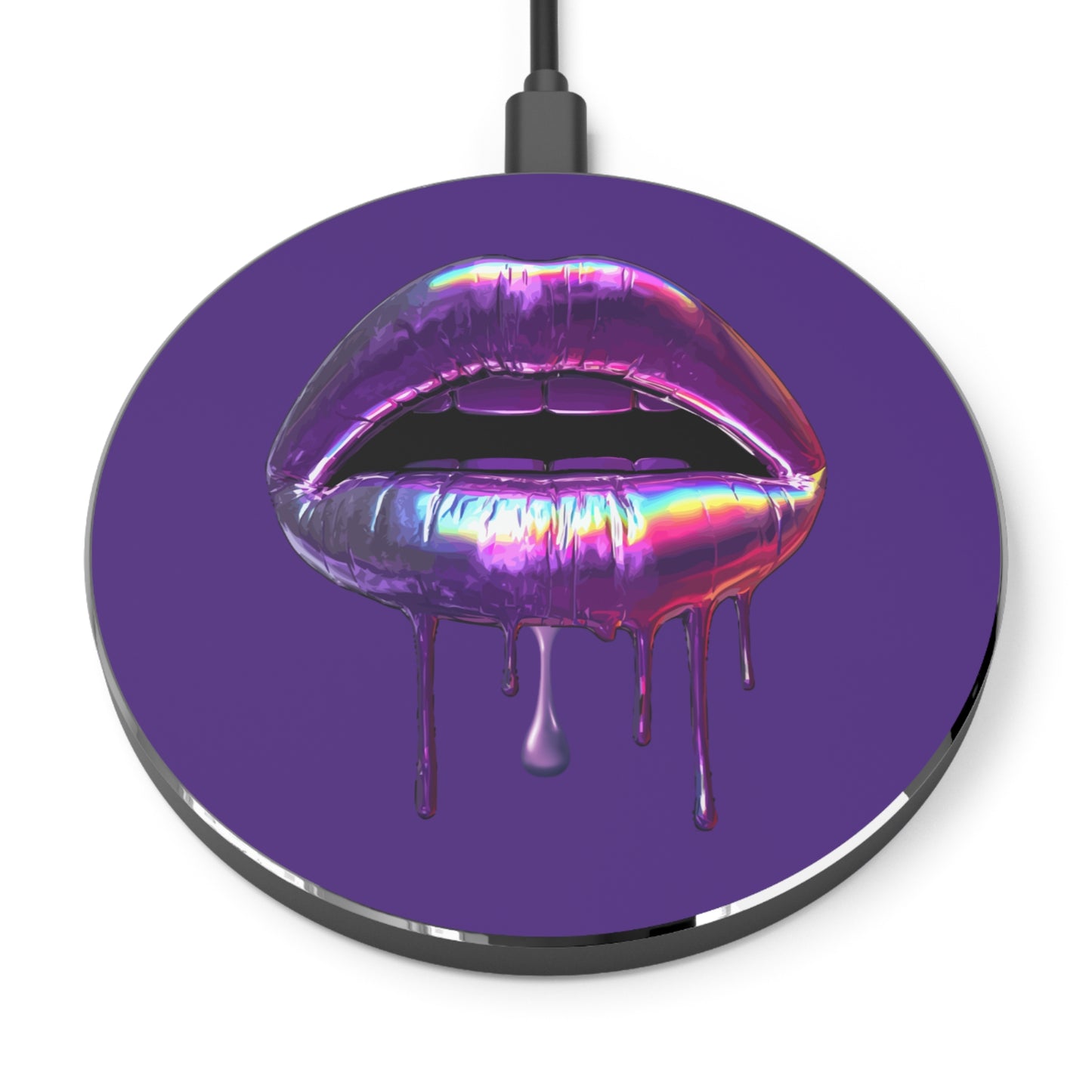 Wireless Charger – Purple Haze Lips