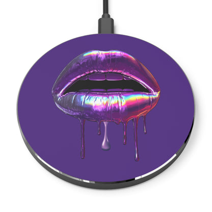 Wireless Charger – Purple Haze Lips