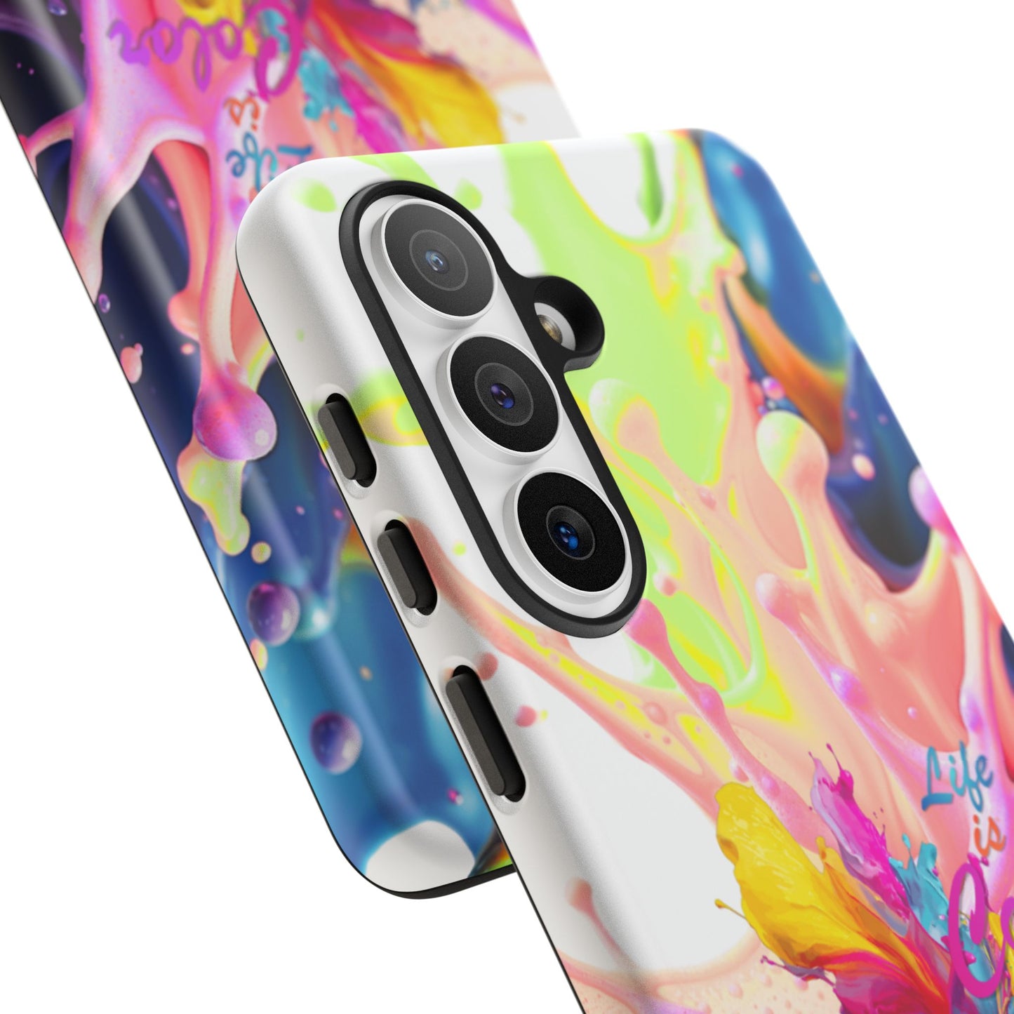 Color Splash Phone Case — “Life in Color” Protective Tough Case