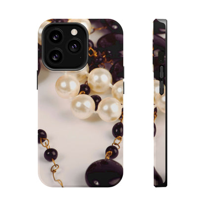 Wireless-Charging Compatible Case – Noir Pearl