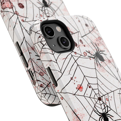 Impact-Resistant Phone Case – Blood Web