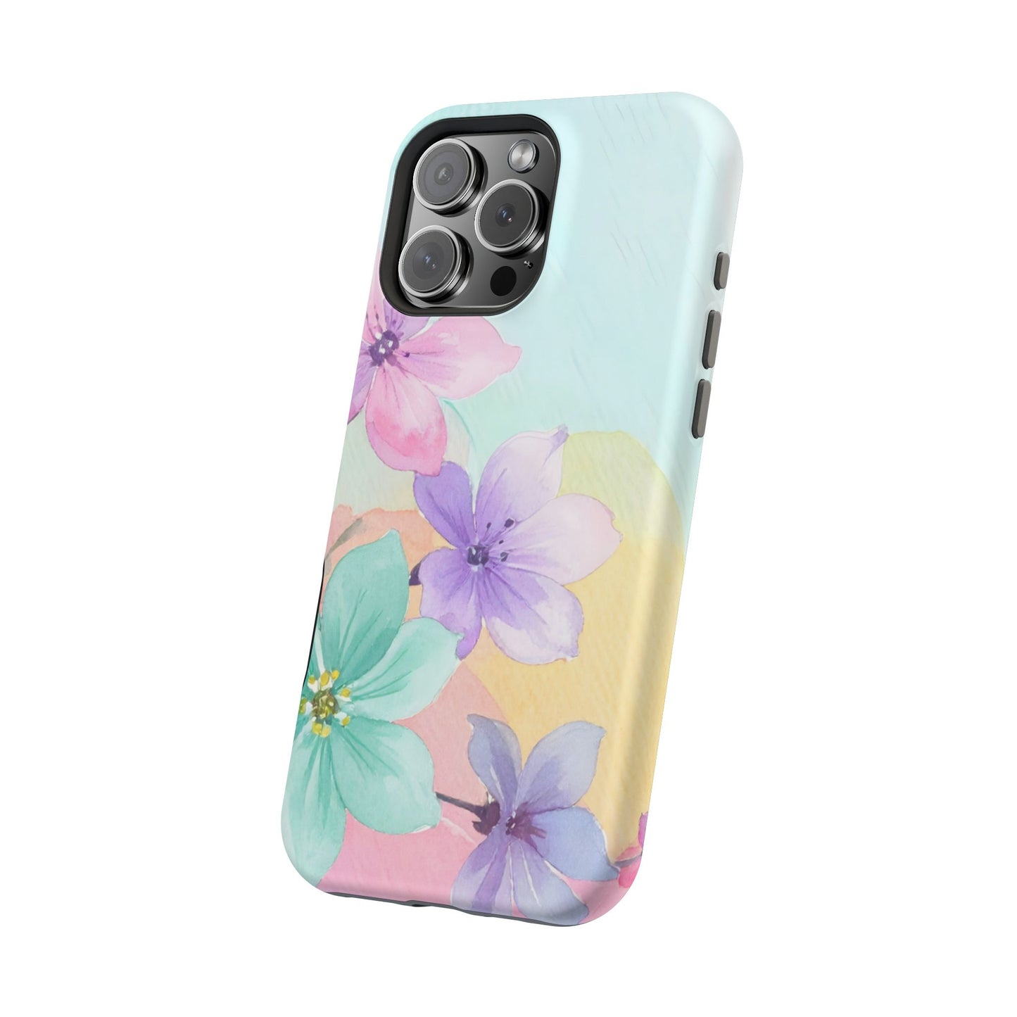 Wireless-Charging Compatible Case – Water Petal