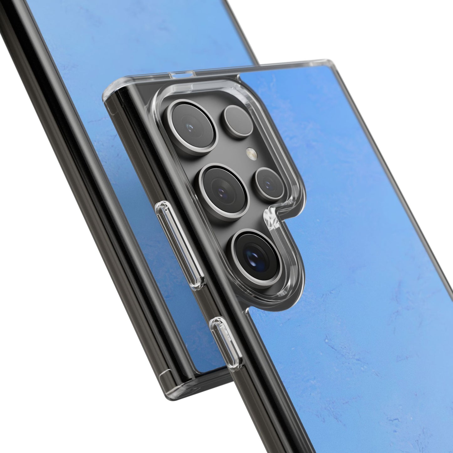 Clear Phone Case – Azure Fade