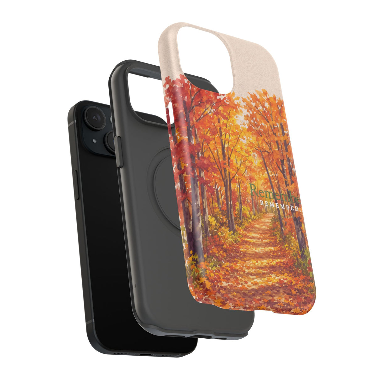 Impact-Resistant Phone Case – Autumn Remembered – Compatible with iPhone 11–17 & Samsung Galaxy S22–S26 Series