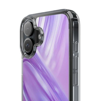 Clear Phone Case – Lavender Wave