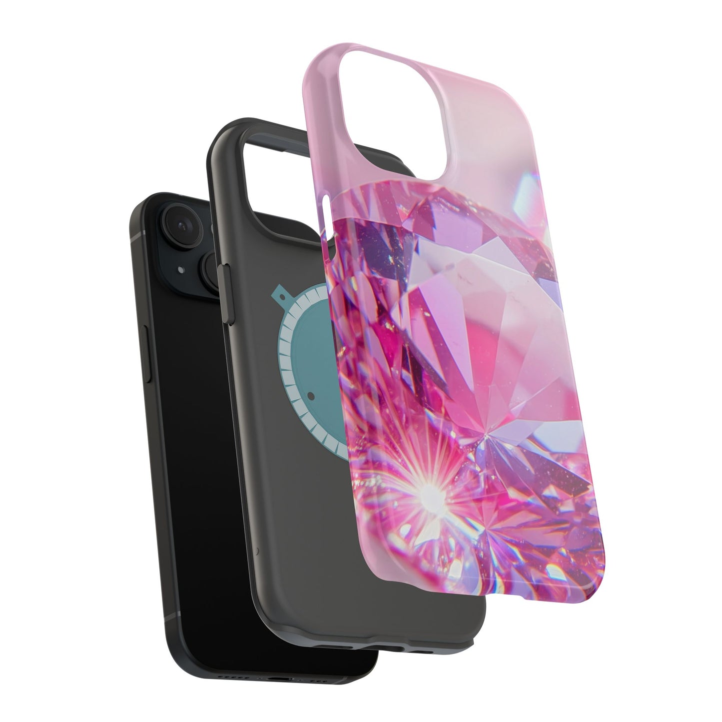 Wireless-Charging Compatible Case – Pink Ice