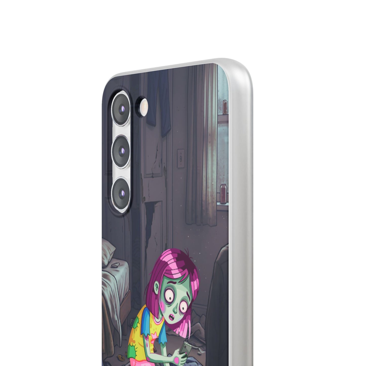 Zombie Girl Phone Case — Cute Creepy Cartoon Phone Cover