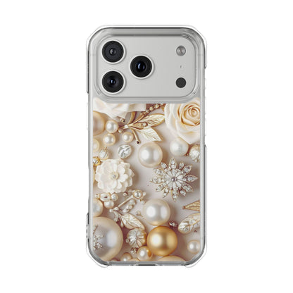 Clear Magnetic Phone Case – Ivory Opulence