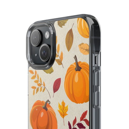 Clear Phone Case – Falling for Pumpkin