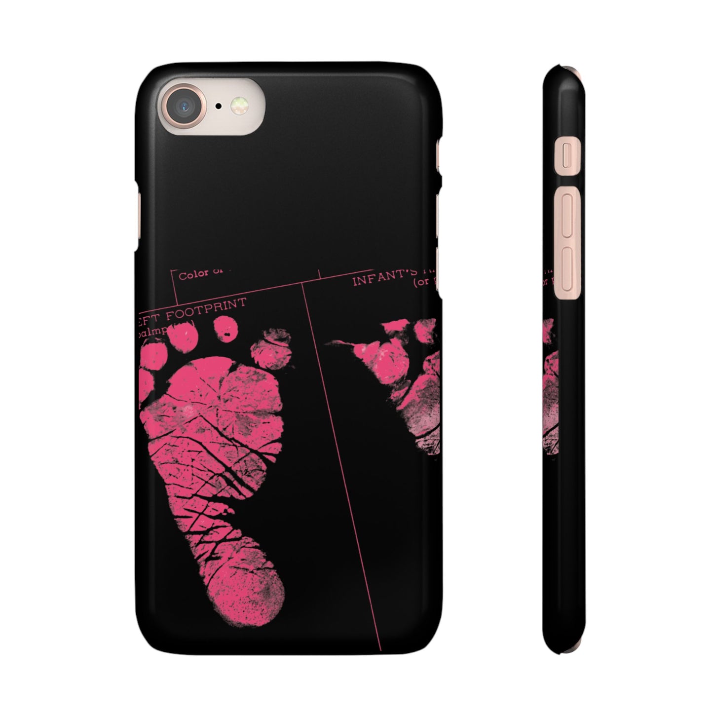 Snap Phone Case – Mom’s Little Pink Footprints