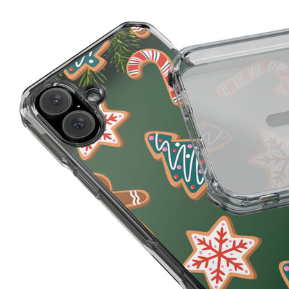 Clear Magnetic Phone Case – Cookie Season – Compatible with iPhone 14–17 Series