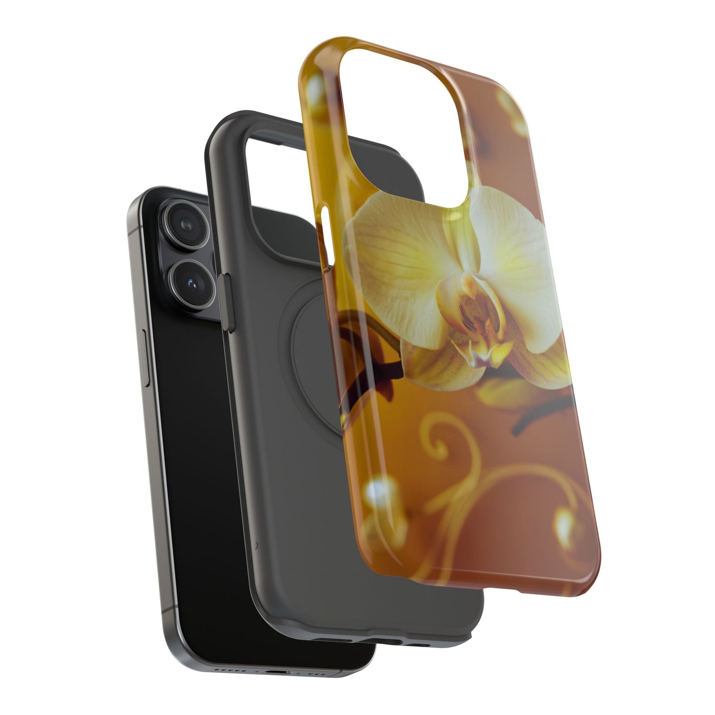 Protective Phone Case – Amber Orchid