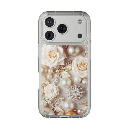 Clear Phone Case – Ivory Opulence
