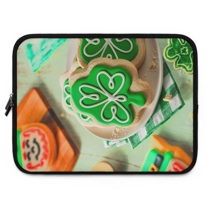 Laptop Sleeve – Shamrock Cookie St. Patrick’s Day Design