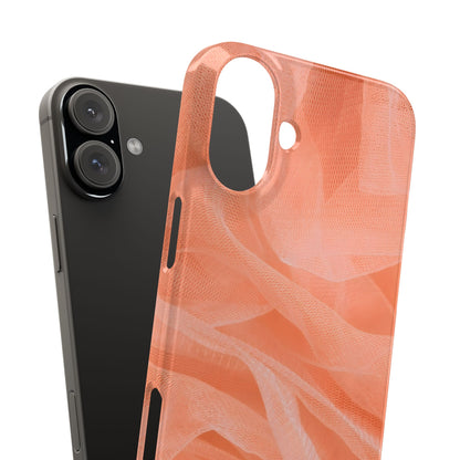 Slim Phone Case – Coral Veil
