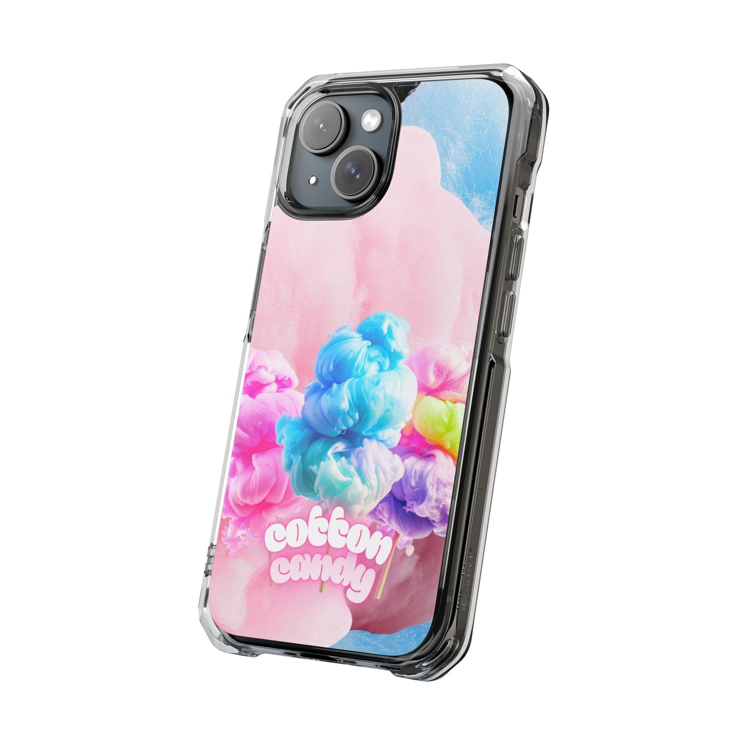 Clear Magnetic Phone Case – Cotton Candy Dream