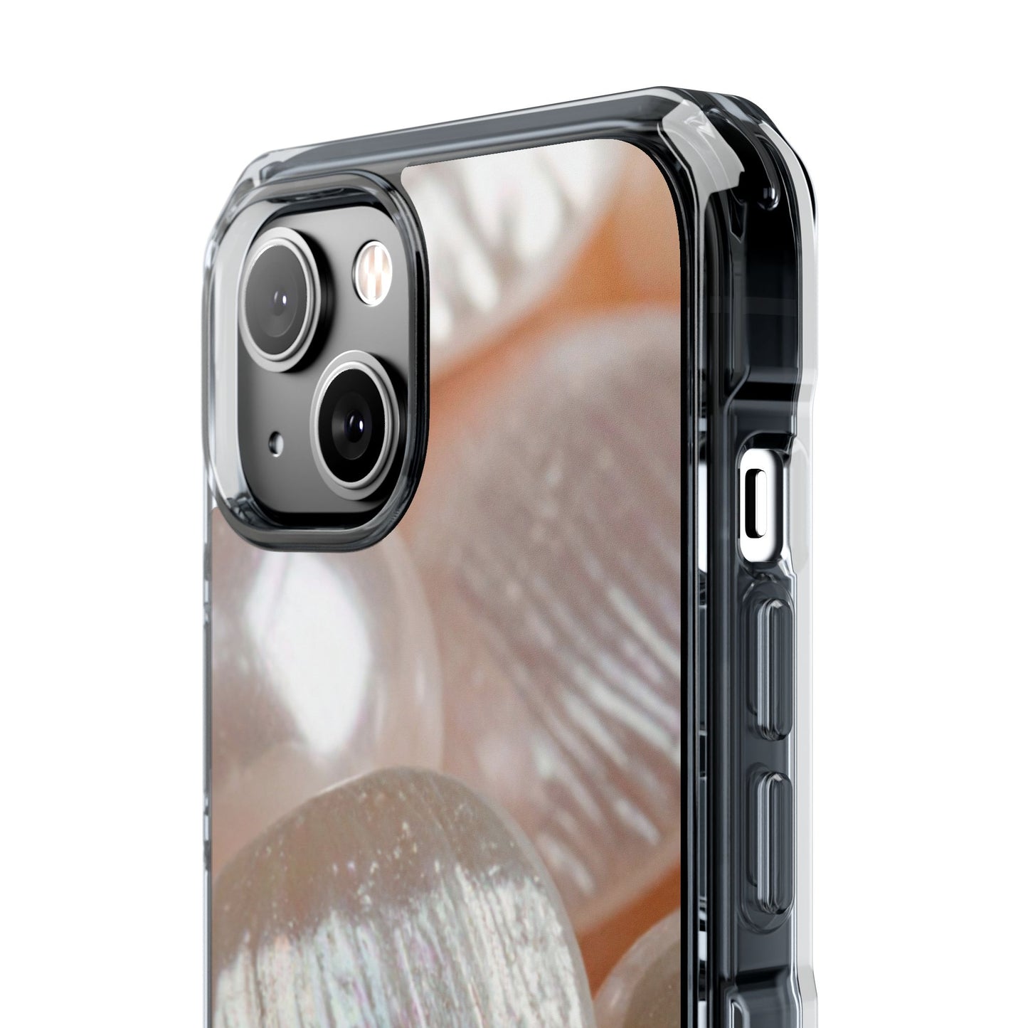 Clear Magnetic Phone Case – Blush Pearl