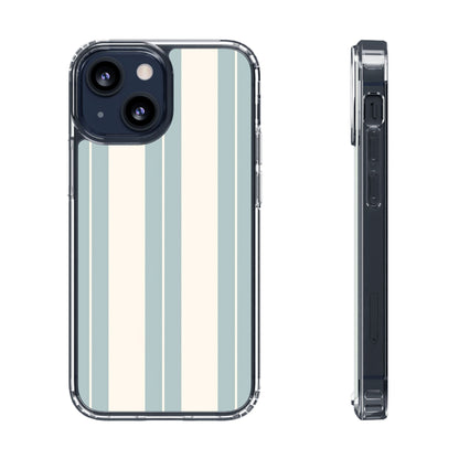 Clear Phone Case – Coastal Stripe