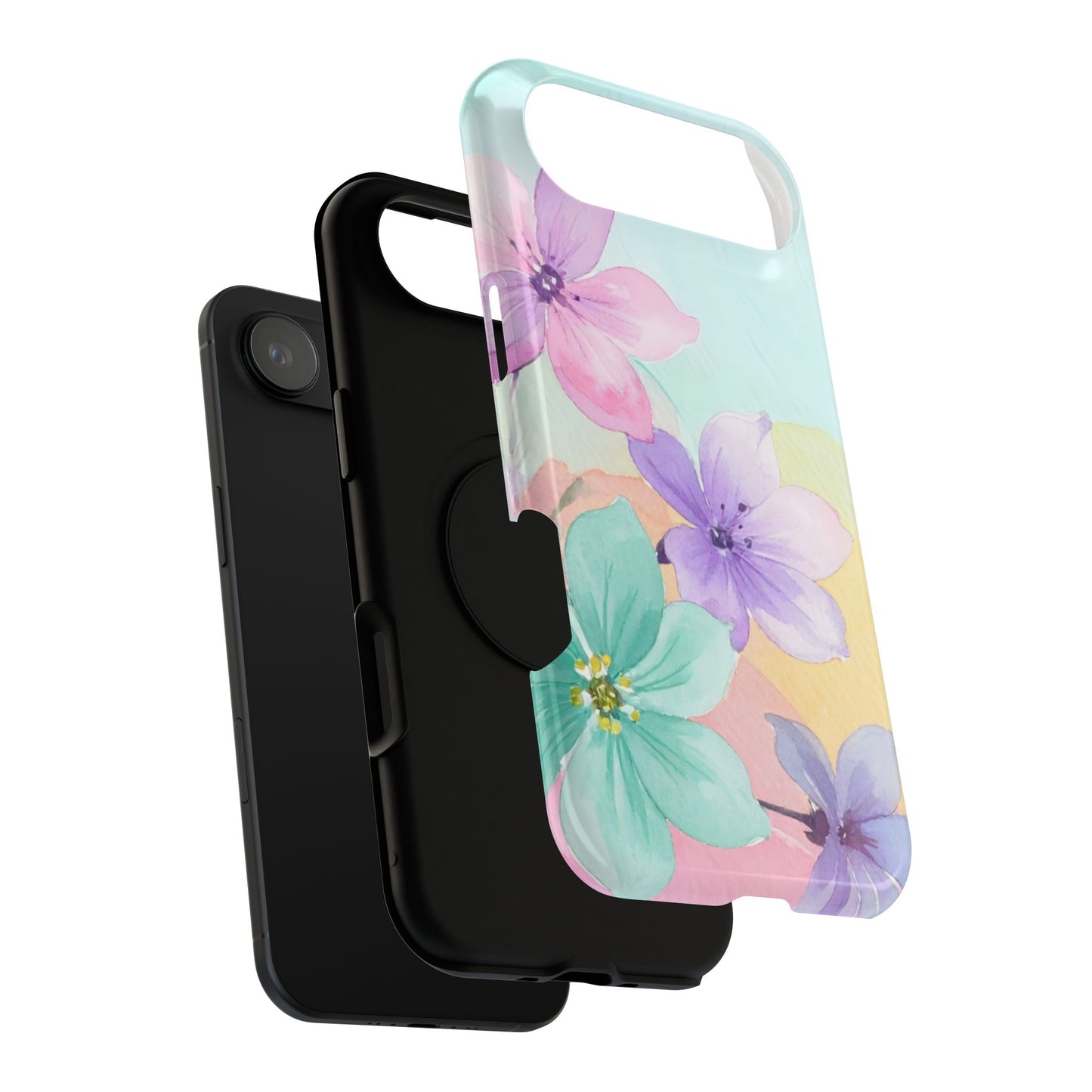 Impact-Resistant Phone Case – Water Petal