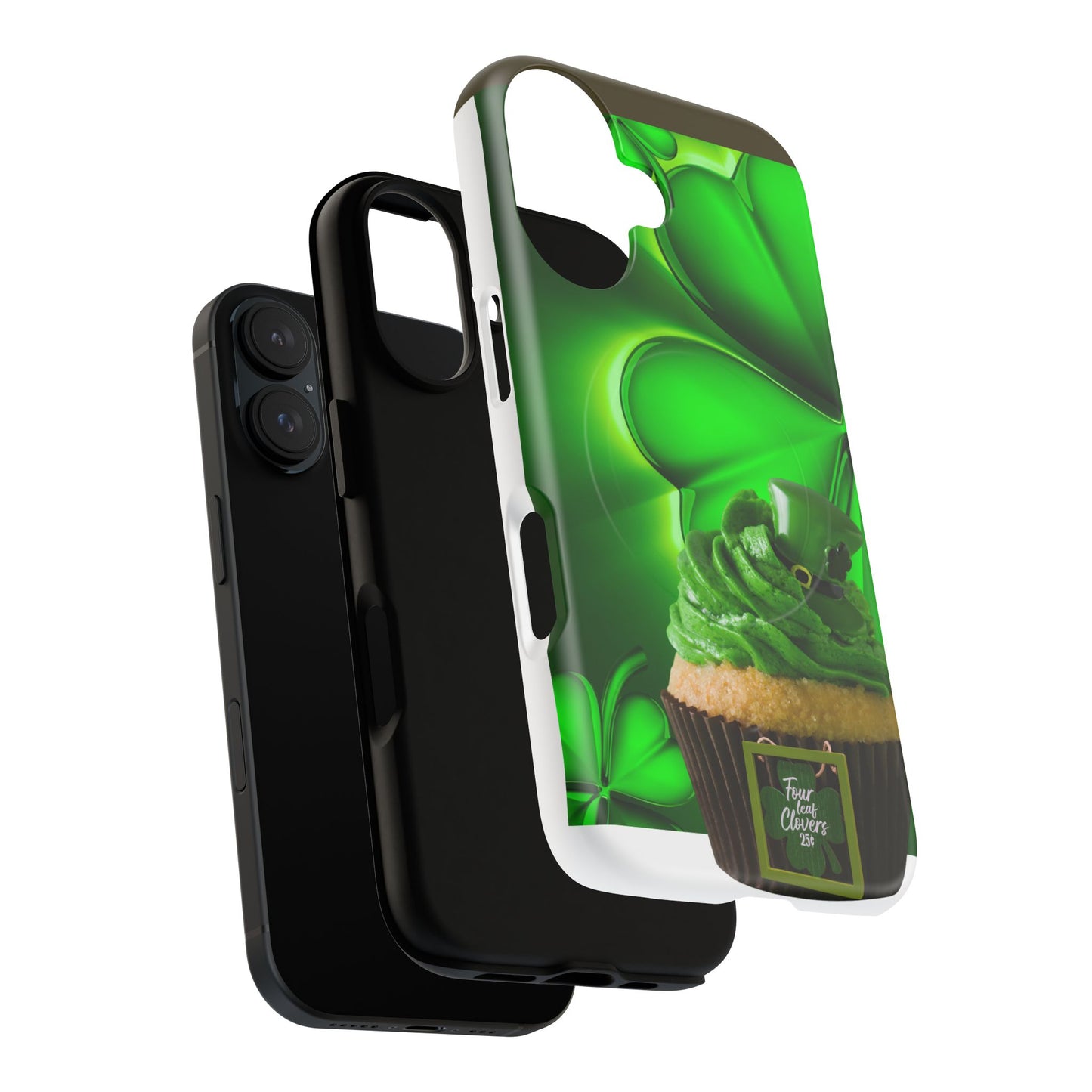 Protective Phone Case – Lucky Clover Cupcake