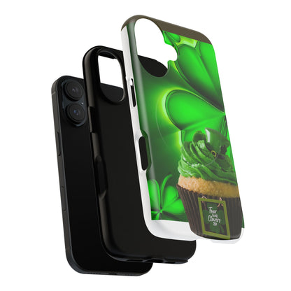 Protective Phone Case – Lucky Clover Cupcake