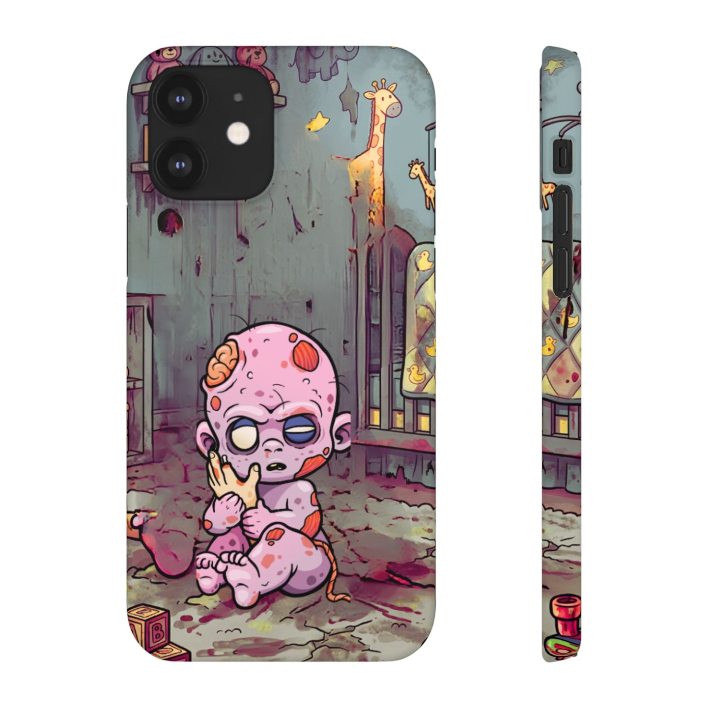 Phone Case — Creepy Cute Zombie Baby Nursery Design