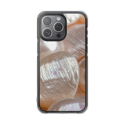 Clear Magnetic Phone Case – Blush Pearl