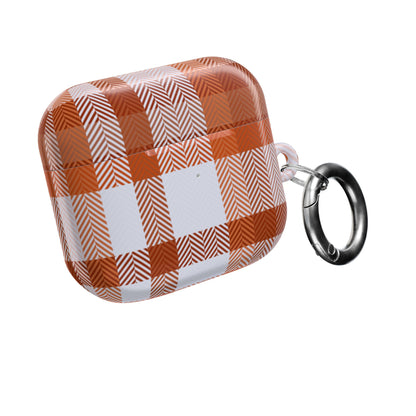 Earbud Case Cover – Spiced Plaid