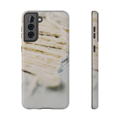 Impact-Resistant Phone Case – Woven Warmth
