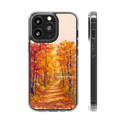 Clear Magnetic Phone Case – Autumn Remembered
