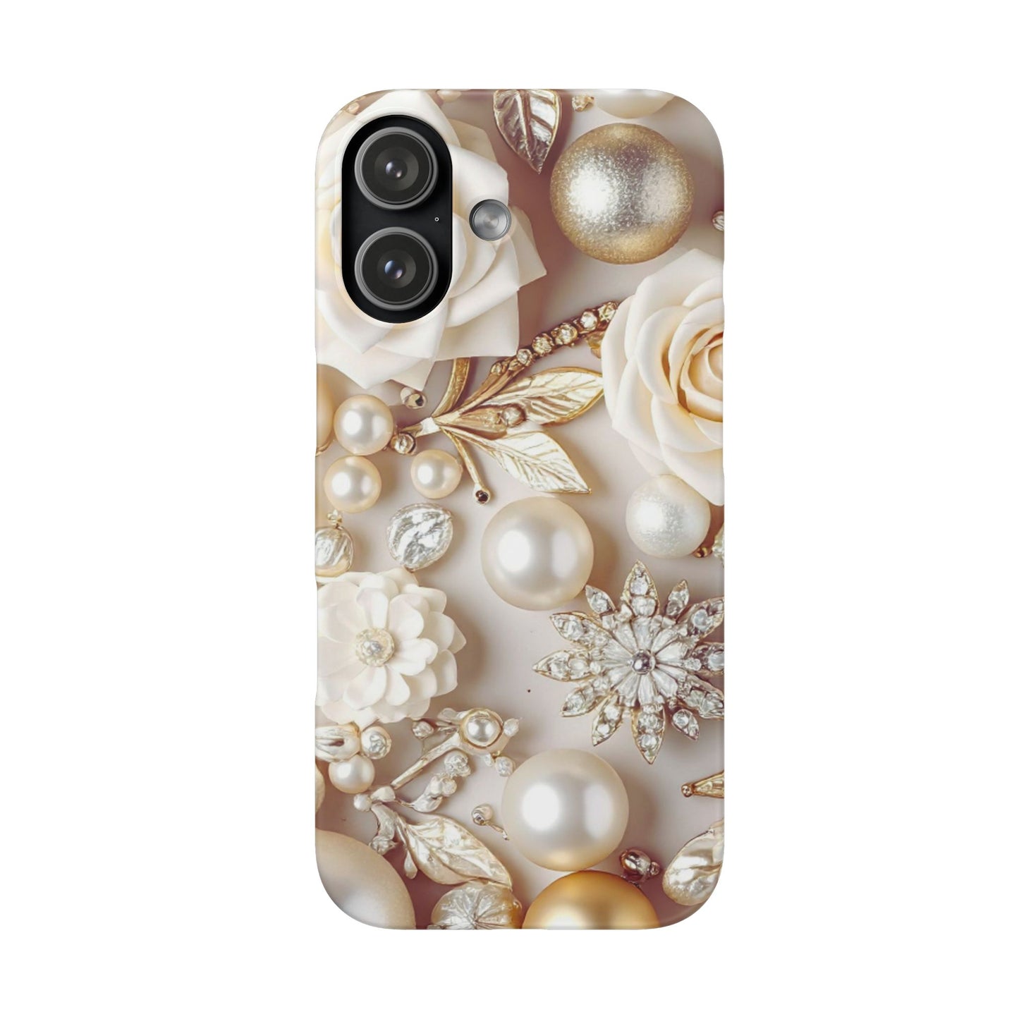 Snap Phone Case – Ivory Opulence