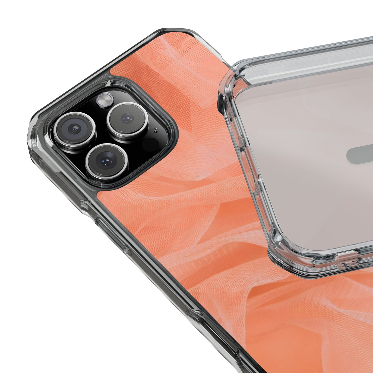 Clear Magnetic Phone Case – Coral Veil