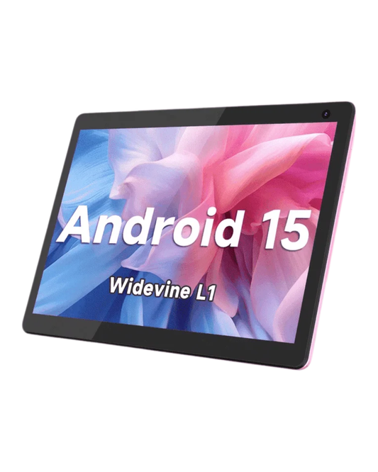 10" Android Tablet - 32GB Storage, Quad-Core Processor, 6000mAh Battery, Android 15