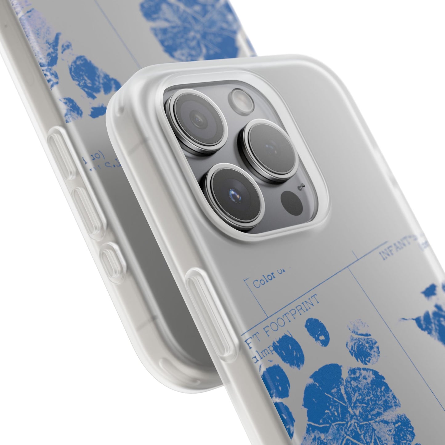 Flexi Case – Mom’s Little Blue Footprints