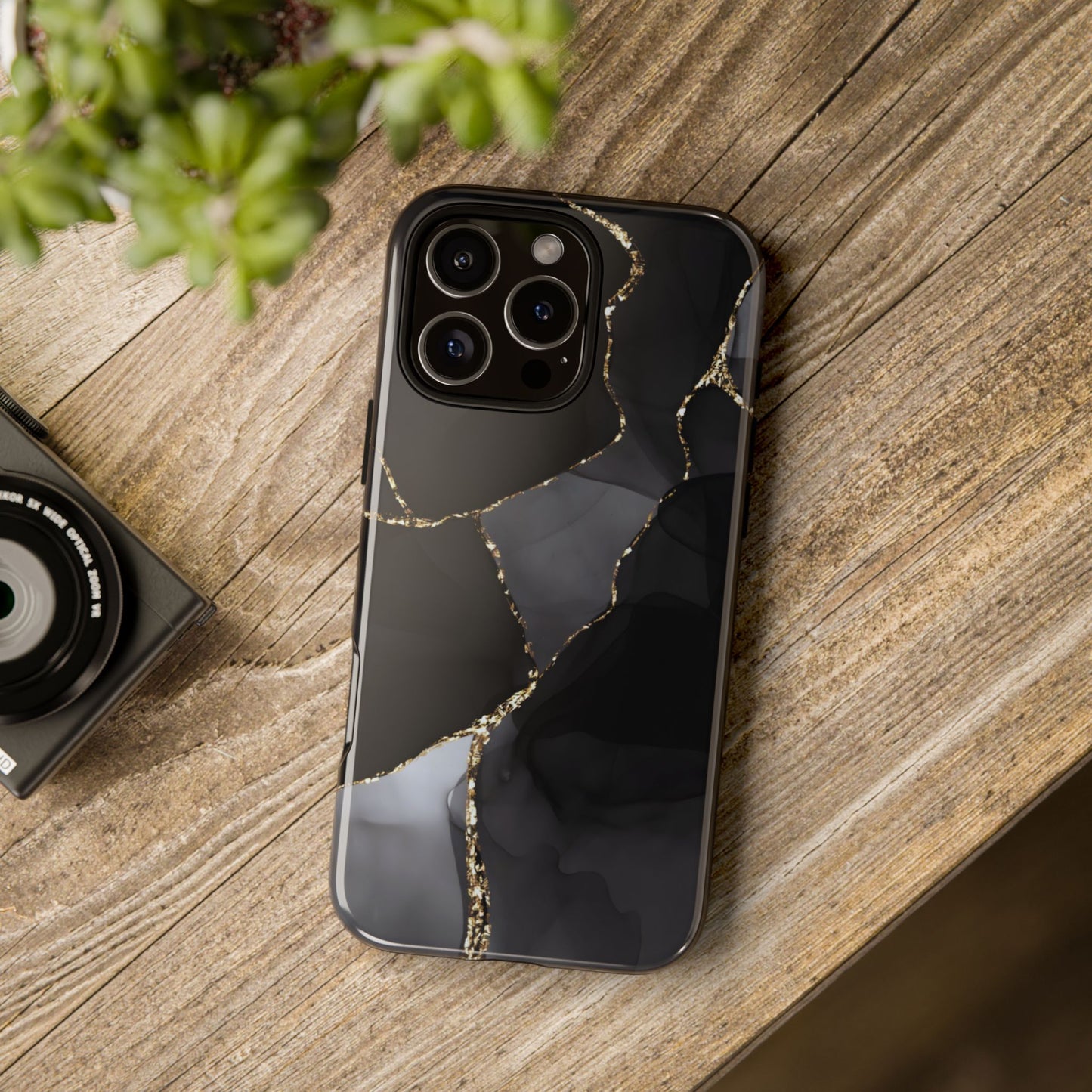 Protective Phone Case – Obsidian Vein