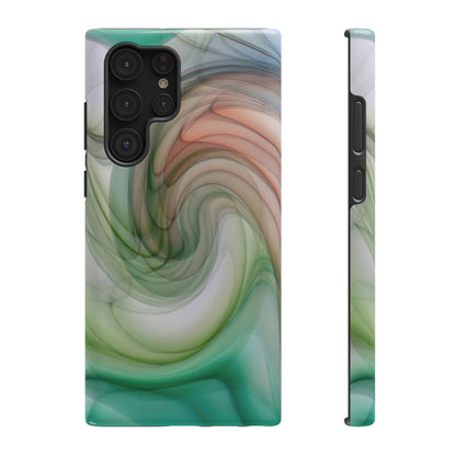 Impact-Resistant Phone Case – Marble Flow