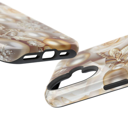 Impact-Resistant Phone Case – Ivory Opulence