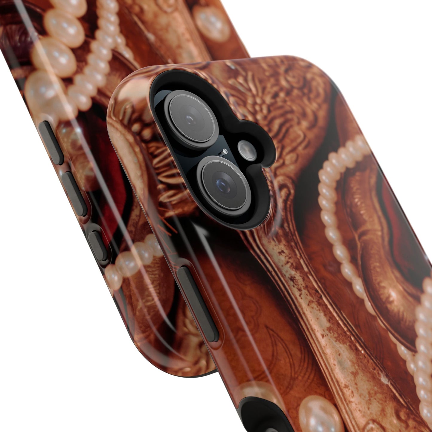 Impact-Resistant Phone Case – Bronze Vanity