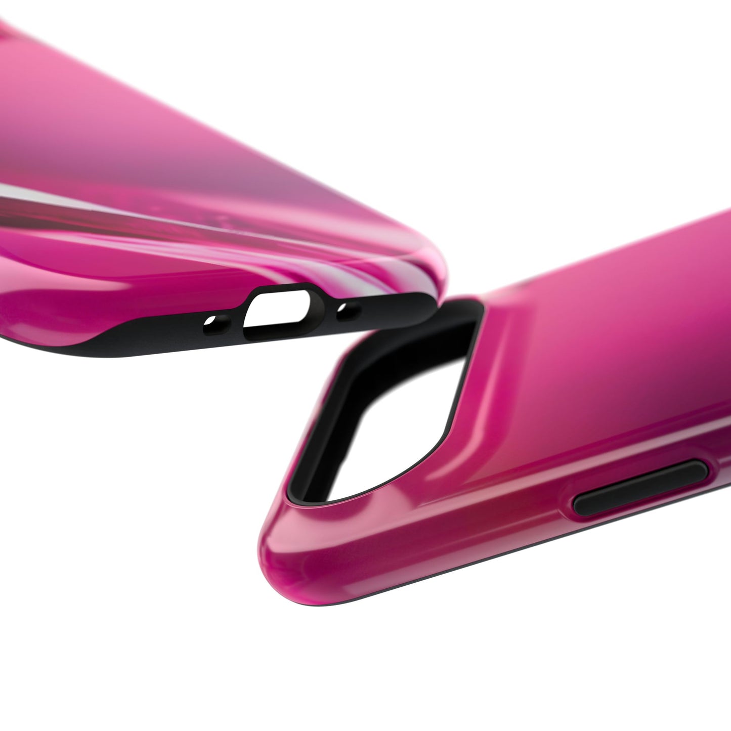 Impact-Resistant Phone Case – Magenta Motion