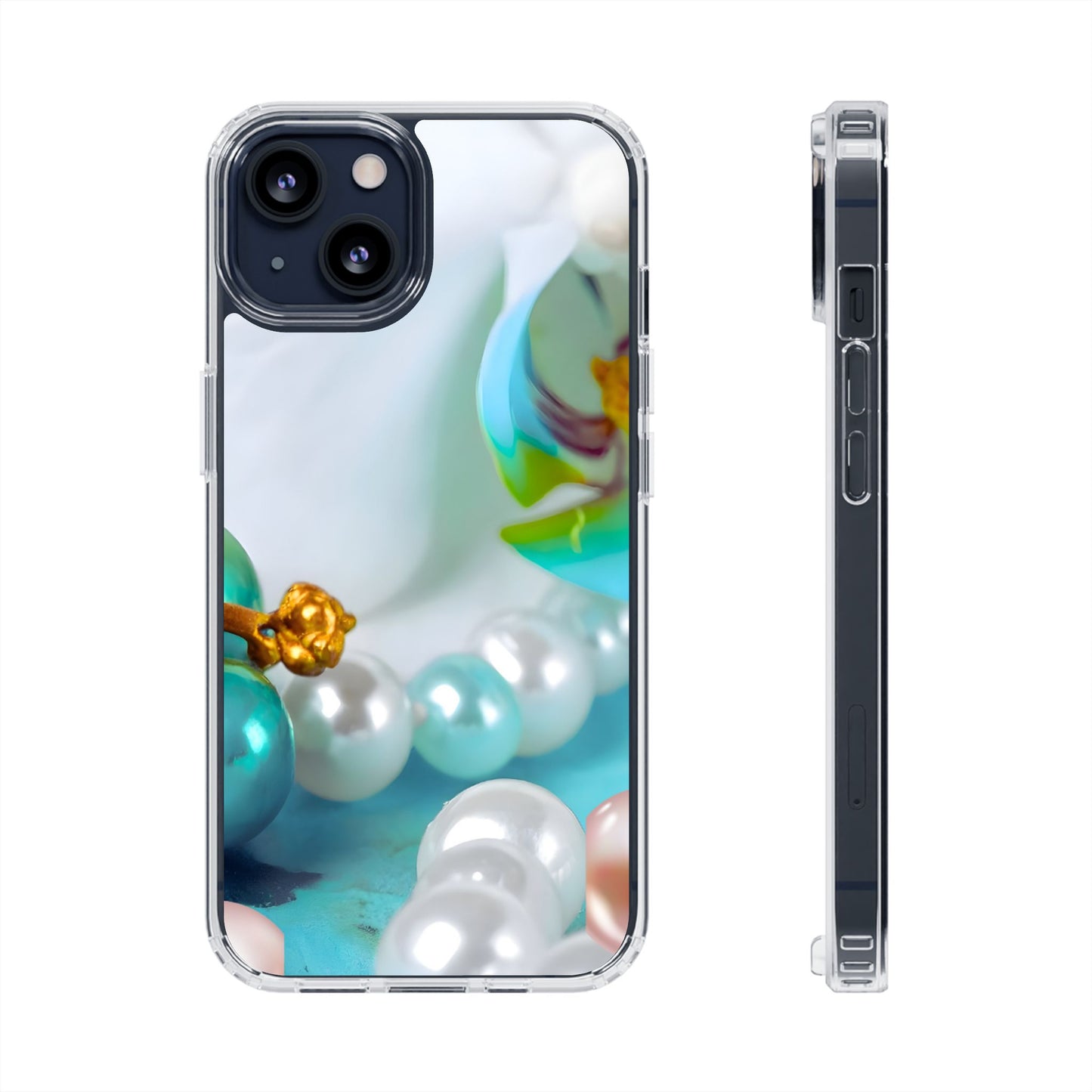 Clear Magnetic Phone Case – Mermaid's Pearl