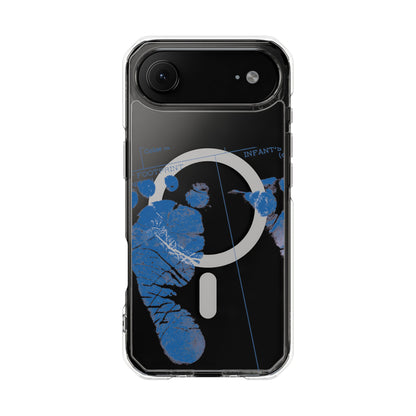 Clear Magnetic Phone Case – Mom’s Little Blue Footprints