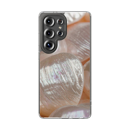 Clear Phone Case – Blush Pearl