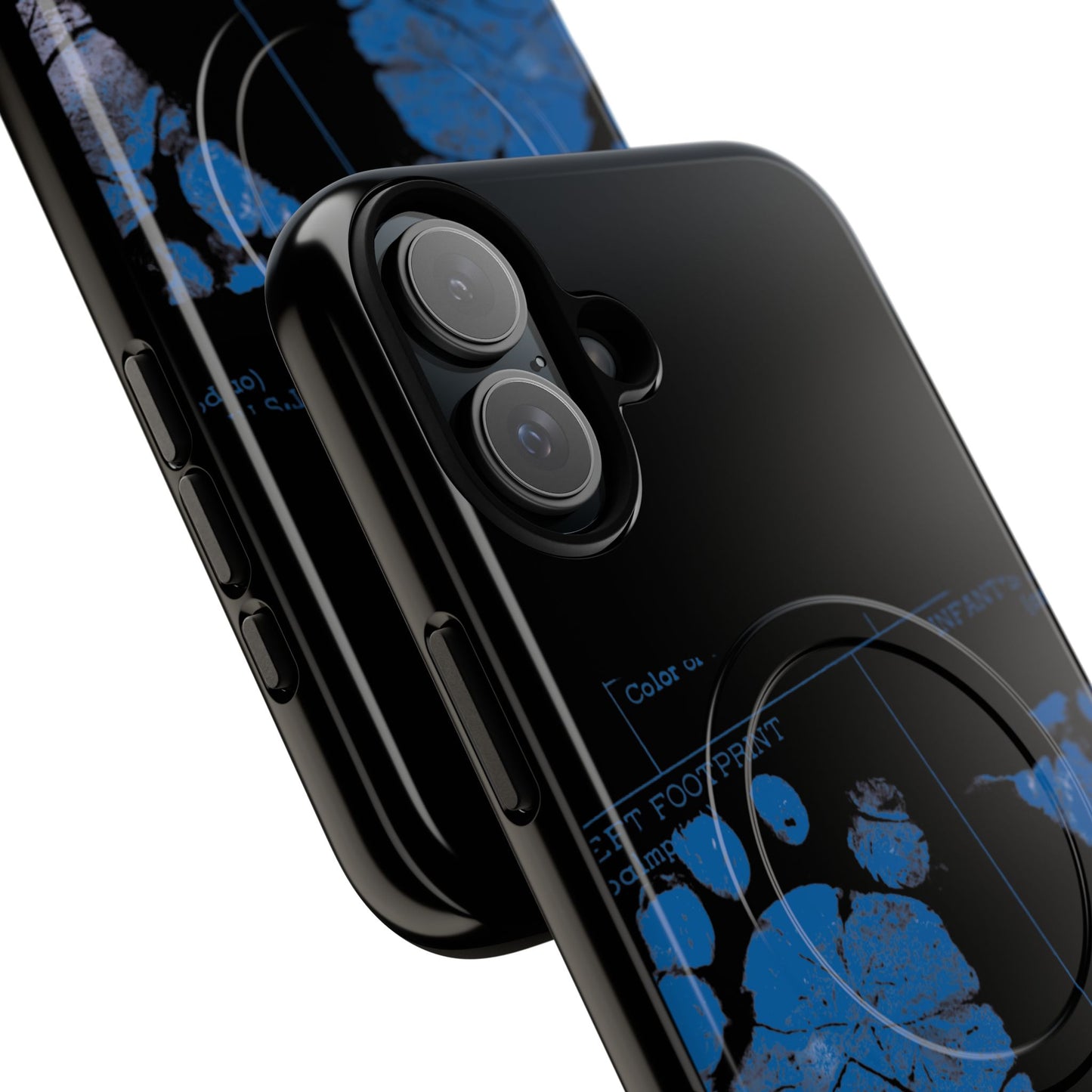 Protective Magnetic Phone Case – Mom’s Little Blue Footprints