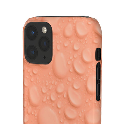Snap Phone Case – Apricot Rain