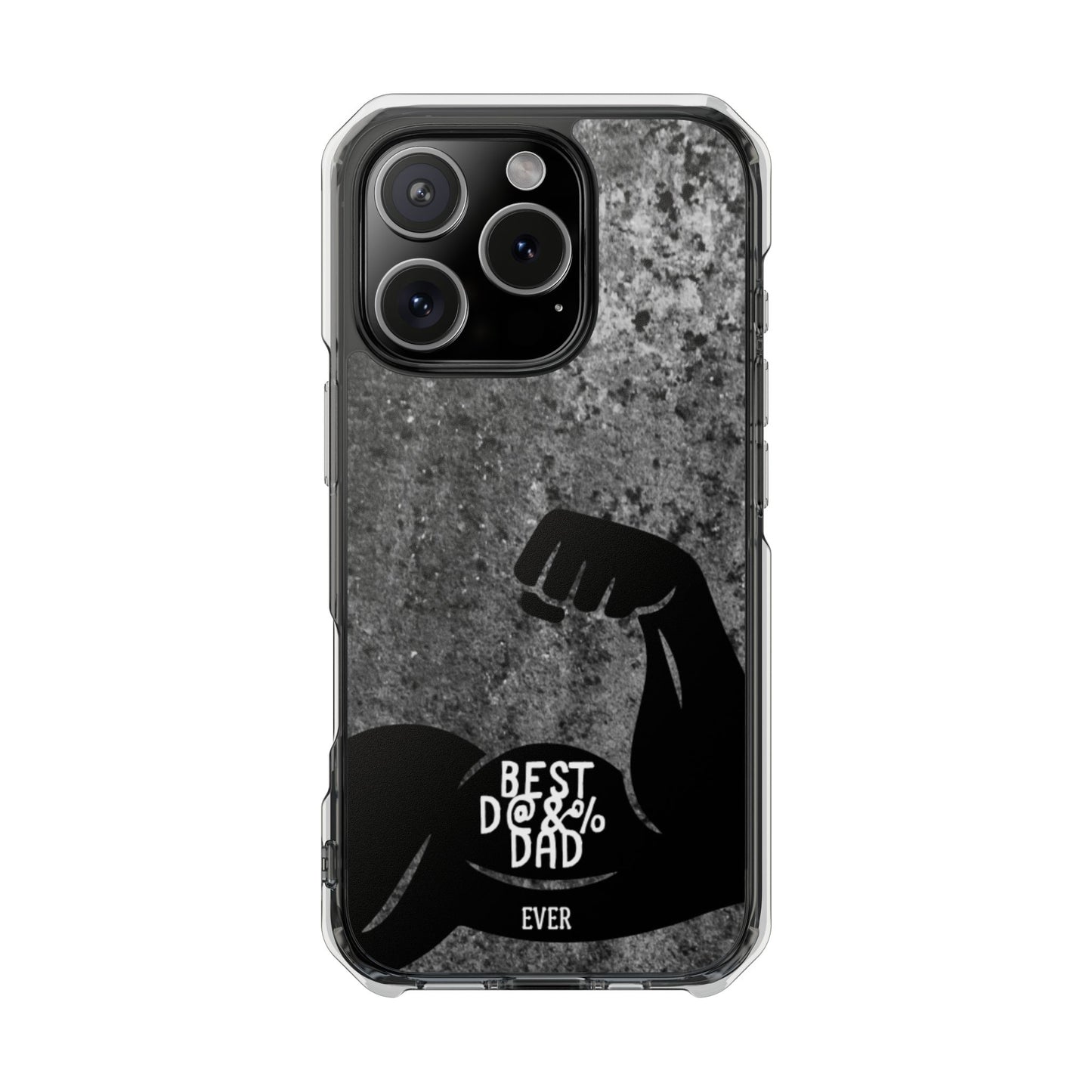 Clear Magnetic Phone Case – Best Dad Ever