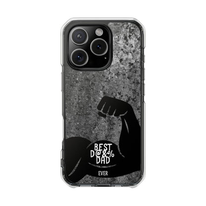 Clear Magnetic Phone Case – Best Dad Ever